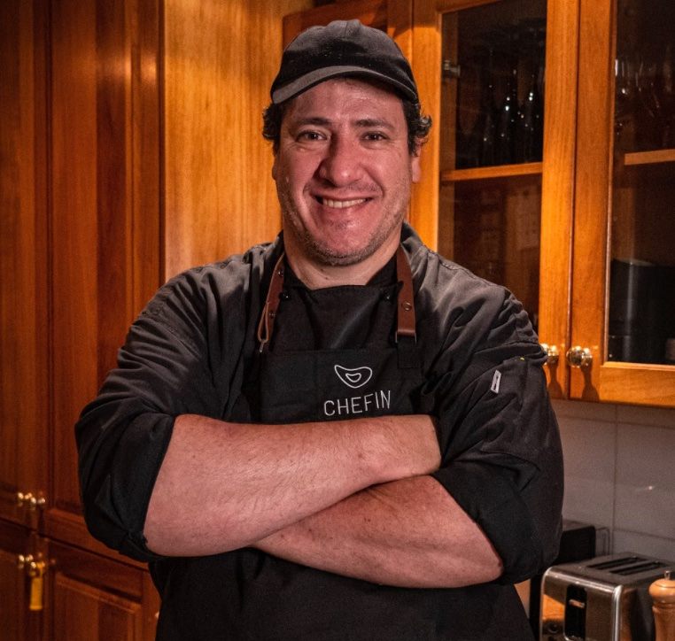 Chef Alan of Soul Gourmet in his kitchen